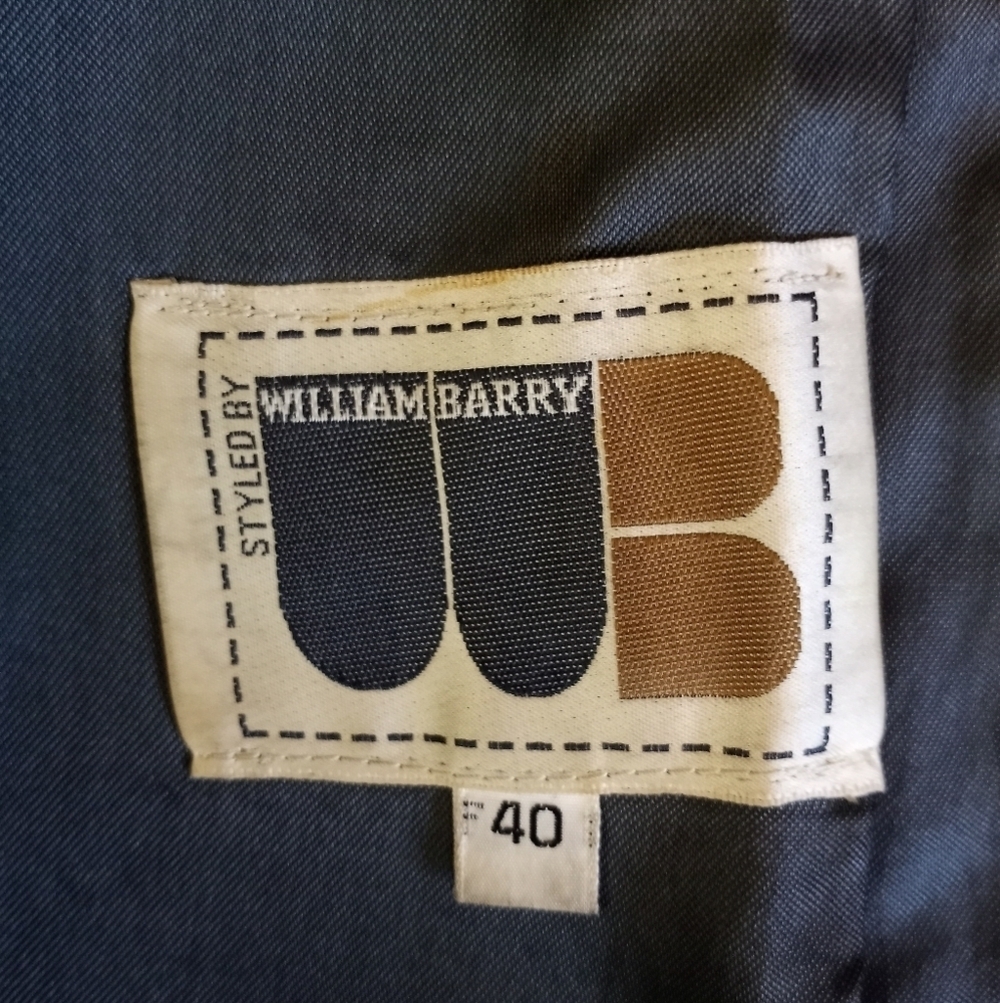 Vintage Leather 70s William Barry Wide Lapel Western Yoke Funky Retro Jacket M - Picture 12 of 12